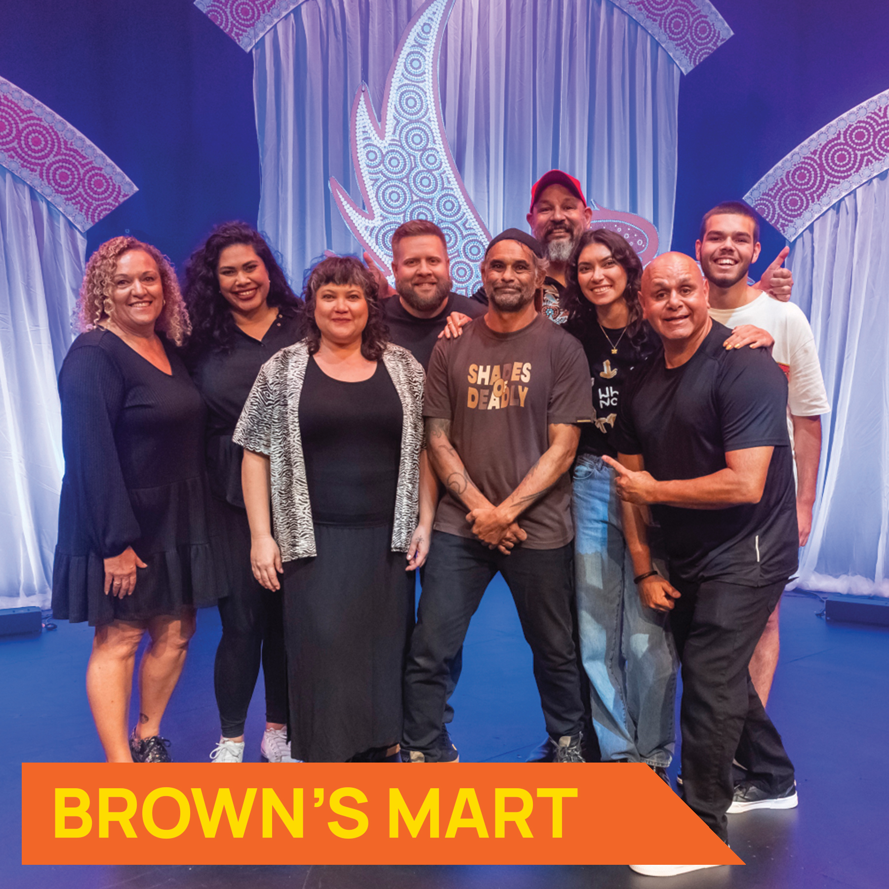 Group photo of comedians from Deadly Funny