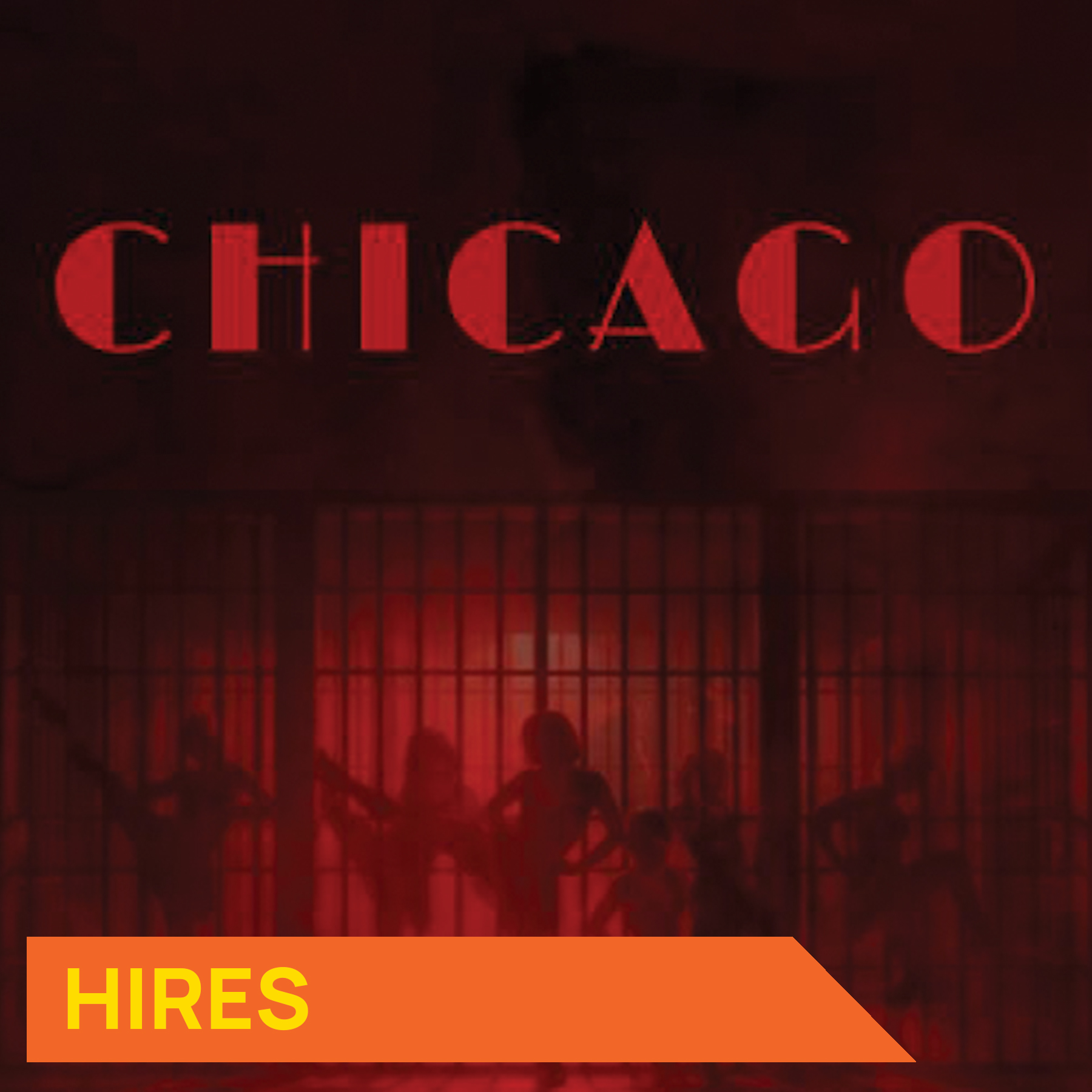 Poster for Chicago show