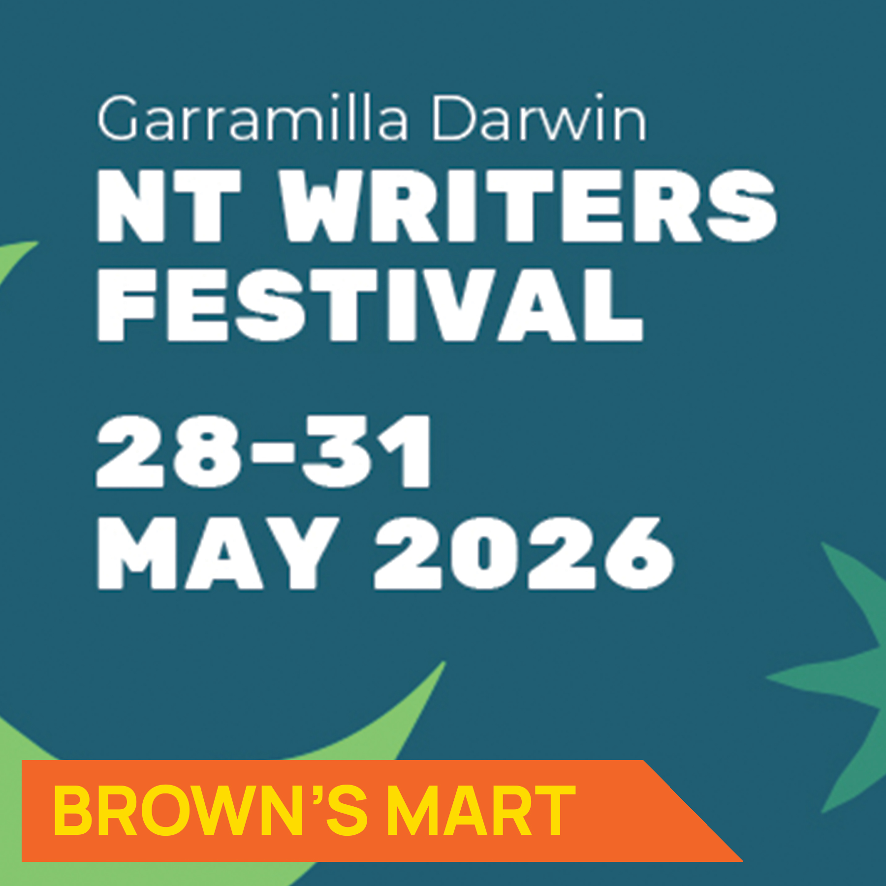 Graphic for NT Writer's Festival